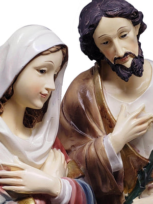 Imagem da Sagrada Família de Resina 30 cm-TerraCotta Arte Sacra