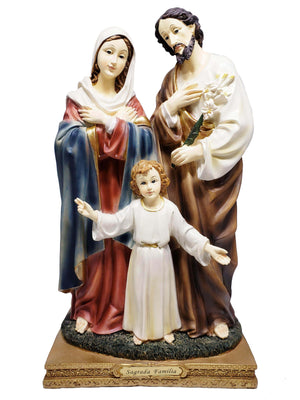 Imagem da Sagrada Família de Resina 40 cm-TerraCotta Arte Sacra