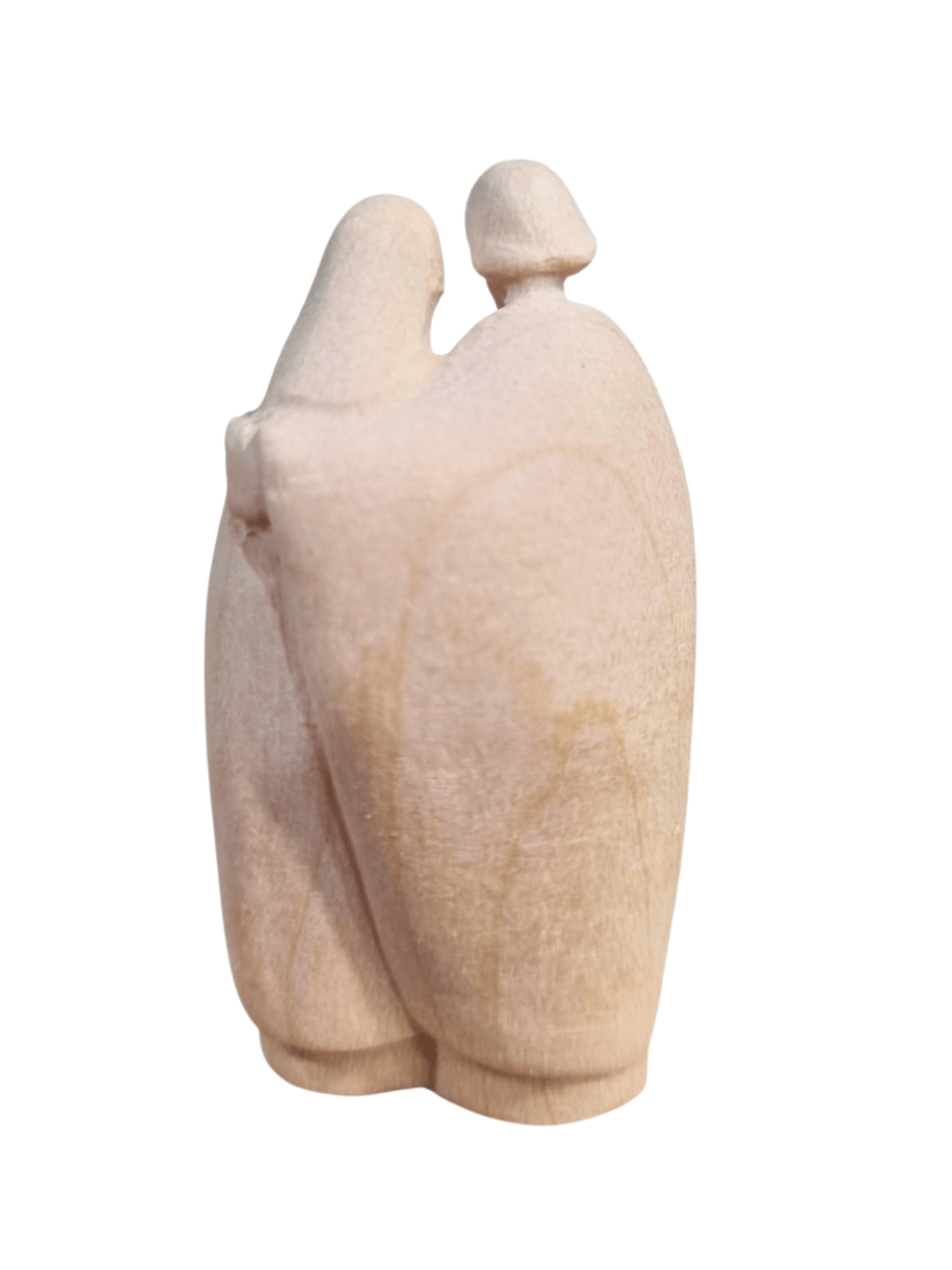 Imagem da Sagrada Família em Madeira Italiana Natural 15 cm-TerraCotta Arte Sacra
