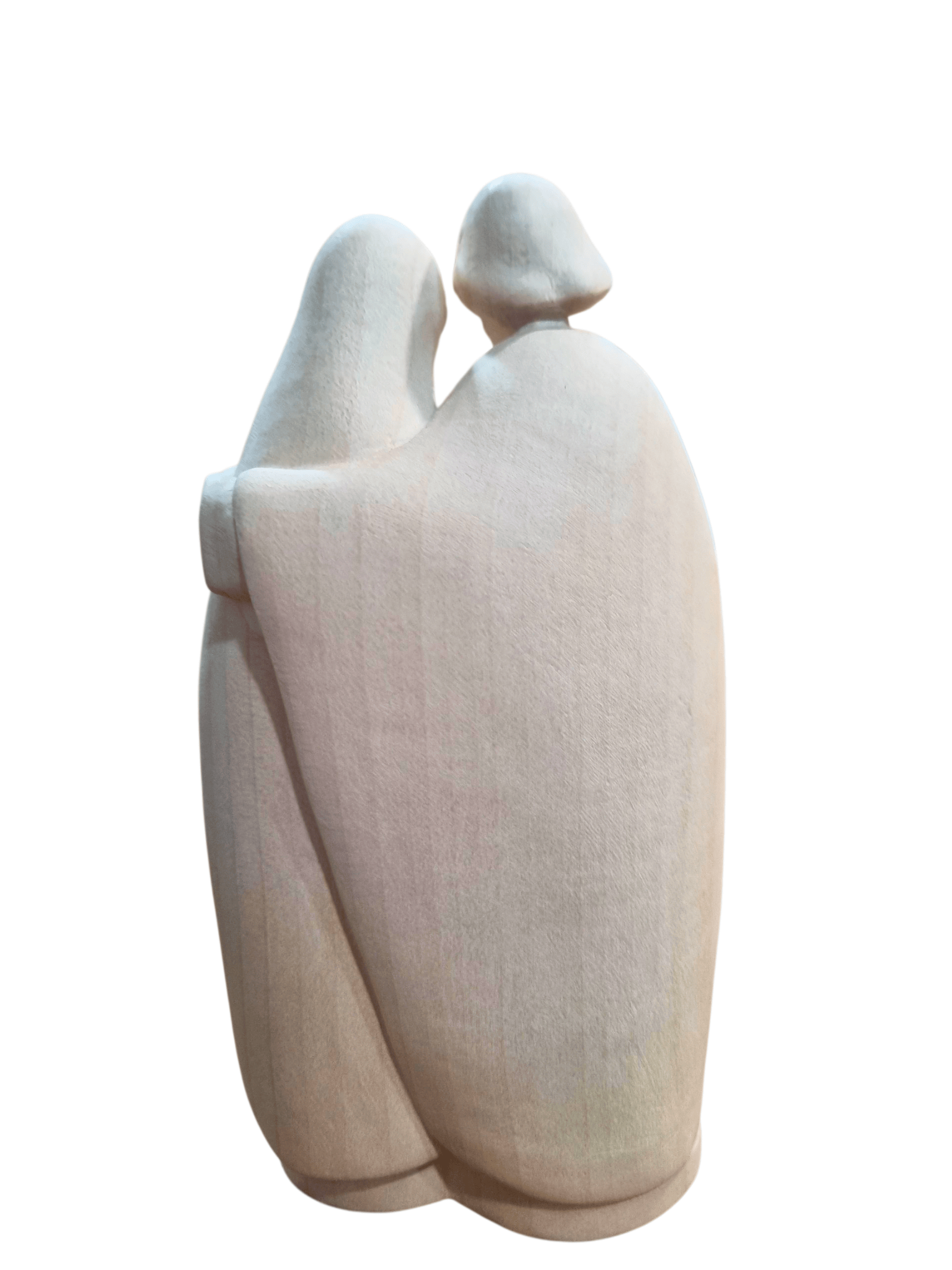Imagem da Sagrada Família em Madeira Italiana Natural 7 cm-TerraCotta Arte Sacra