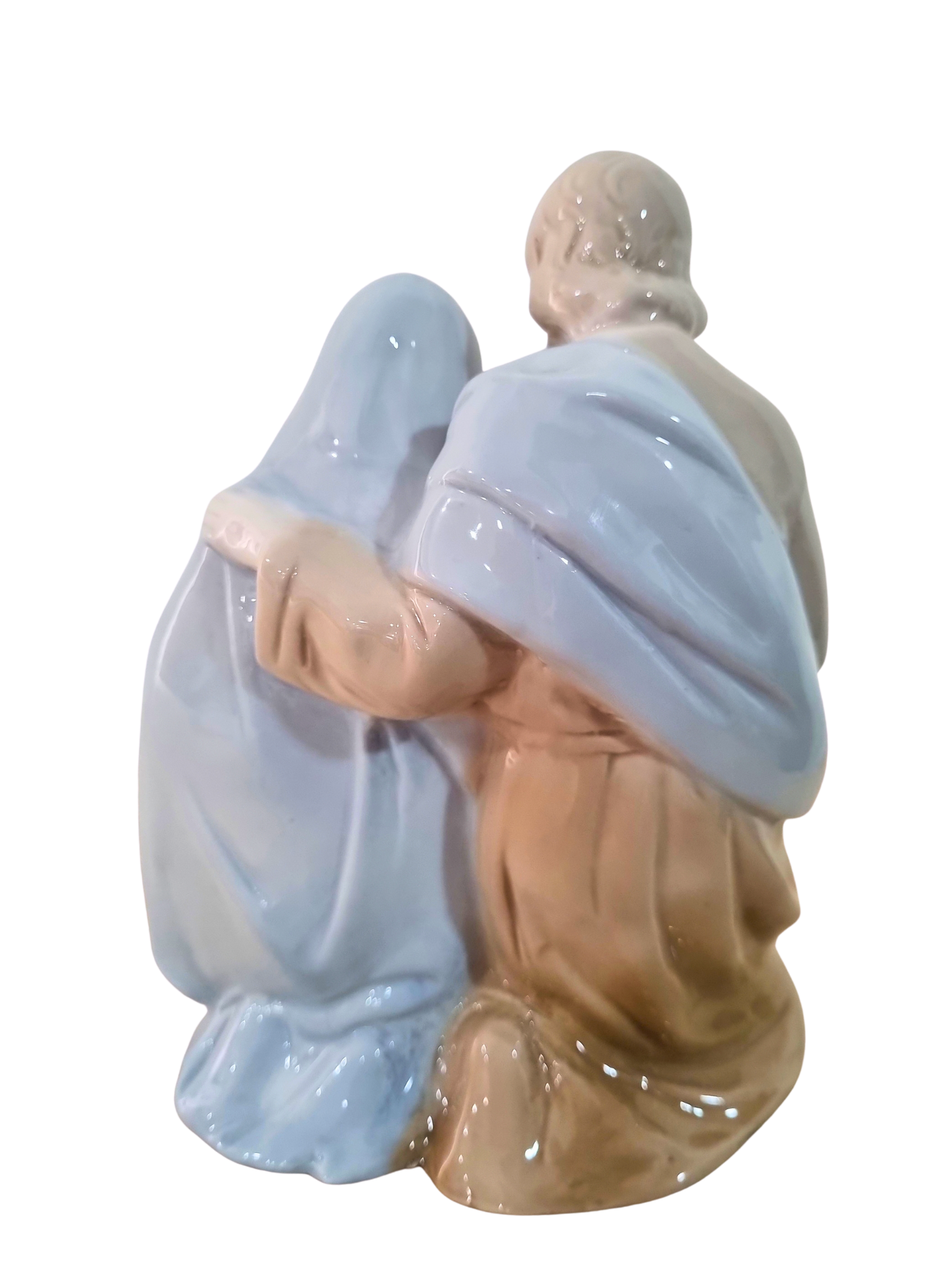 Imagem da Sagrada Família em Porcelana 16 cm-TerraCotta Arte Sacra