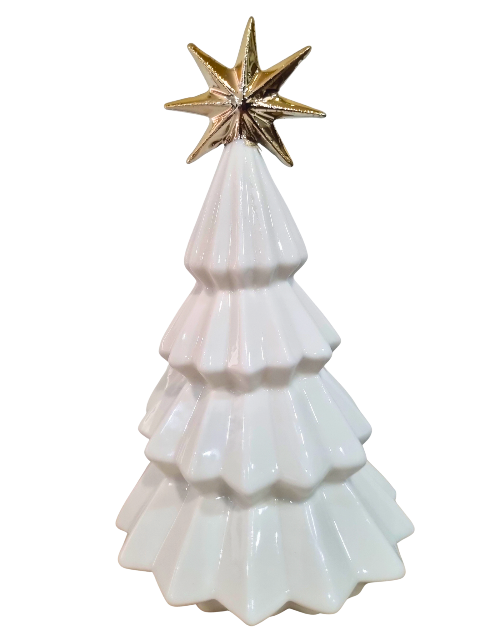 Imagem da Sagrada Família em Porcelana com Led 11 x 19 cm-TerraCotta Arte Sacra