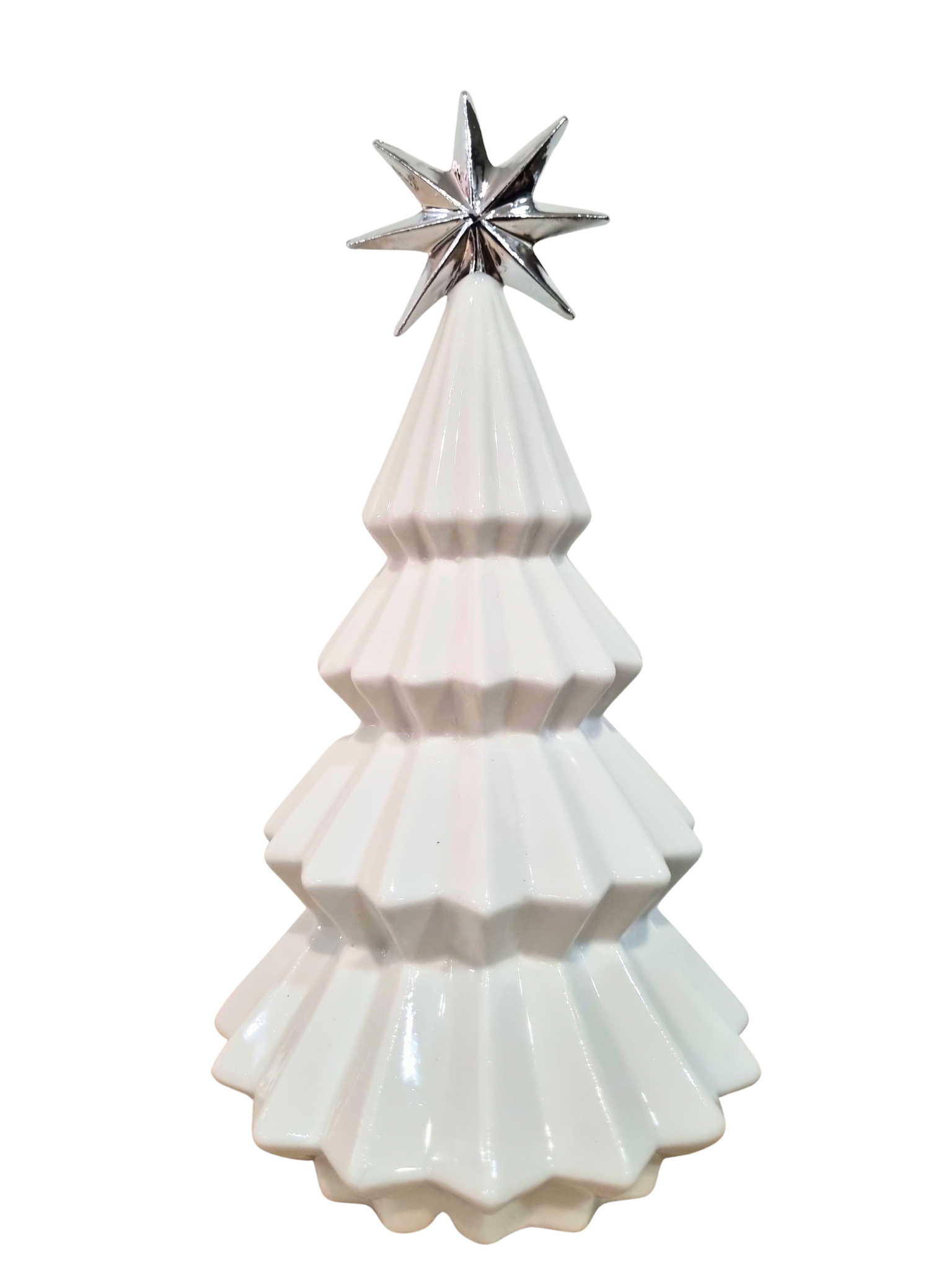 Imagem da Sagrada Família em Porcelana com Led 15 x 27 cm-TerraCotta Arte Sacra