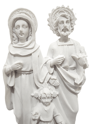 Imagem da Sagrada Família em Resina 14 cm-TerraCotta Arte Sacra