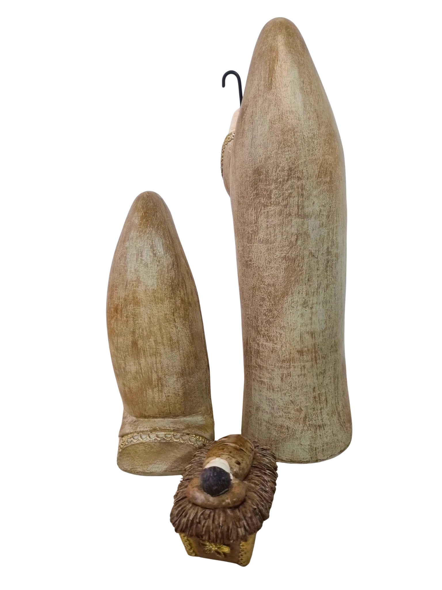 Imagem da Sagrada Família em Resina 3 peças 34 cm-TerraCotta Arte Sacra