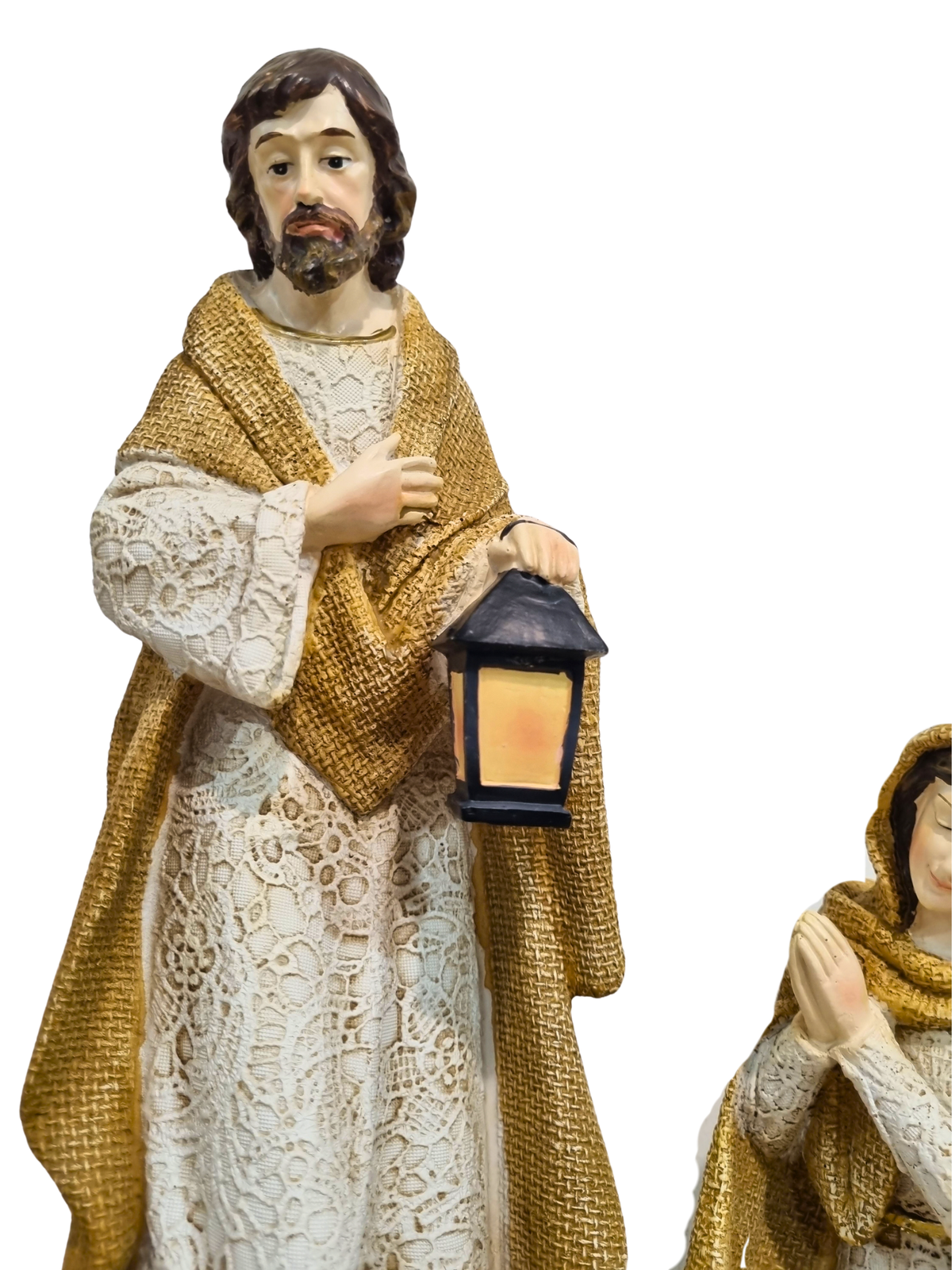 Imagem da Sagrada Família em Resina 3 peças 36 cm-TerraCotta Arte Sacra