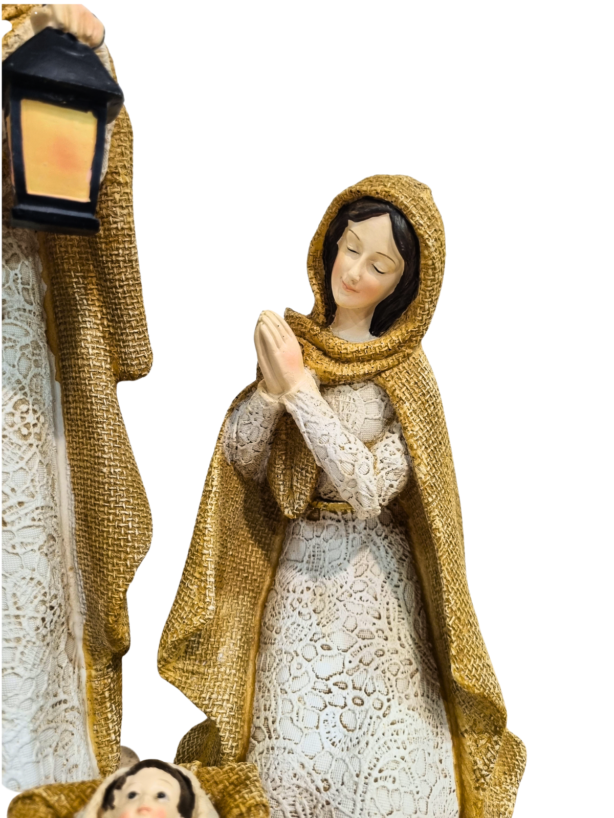 Imagem da Sagrada Família em Resina 3 peças 36 cm-TerraCotta Arte Sacra