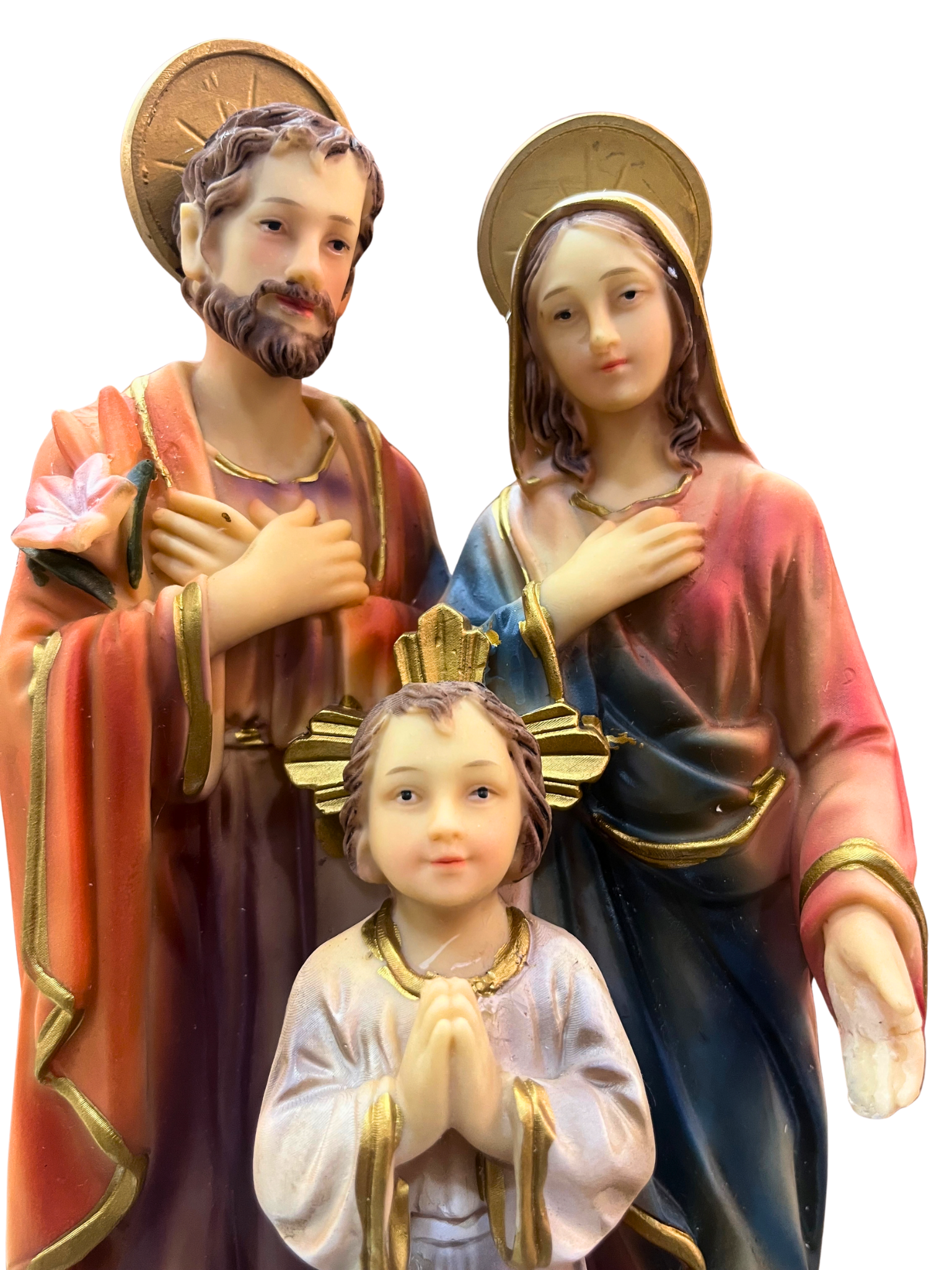 Imagem da Sagrada Família em Resina 30 cm-TerraCotta Arte Sacra