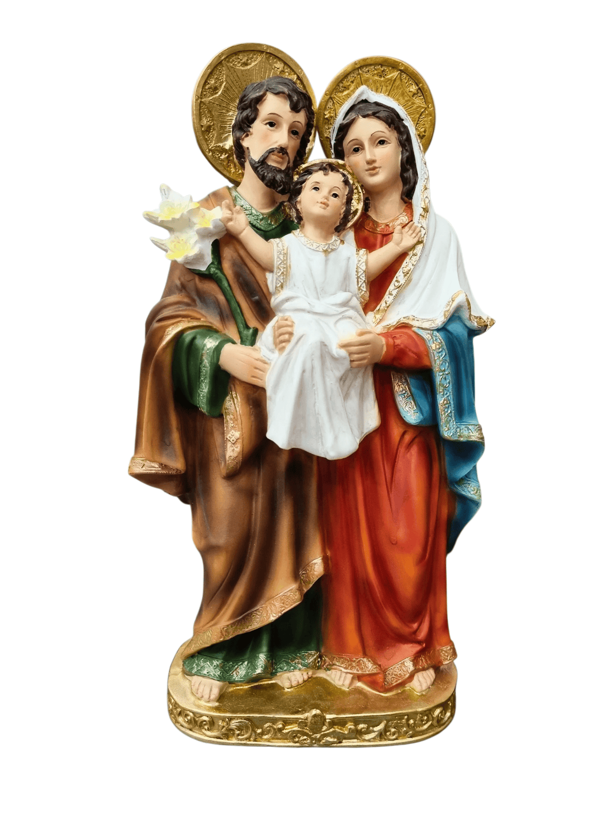 Imagem da Sagrada Família em Resina 30 cm-TerraCotta Arte Sacra
