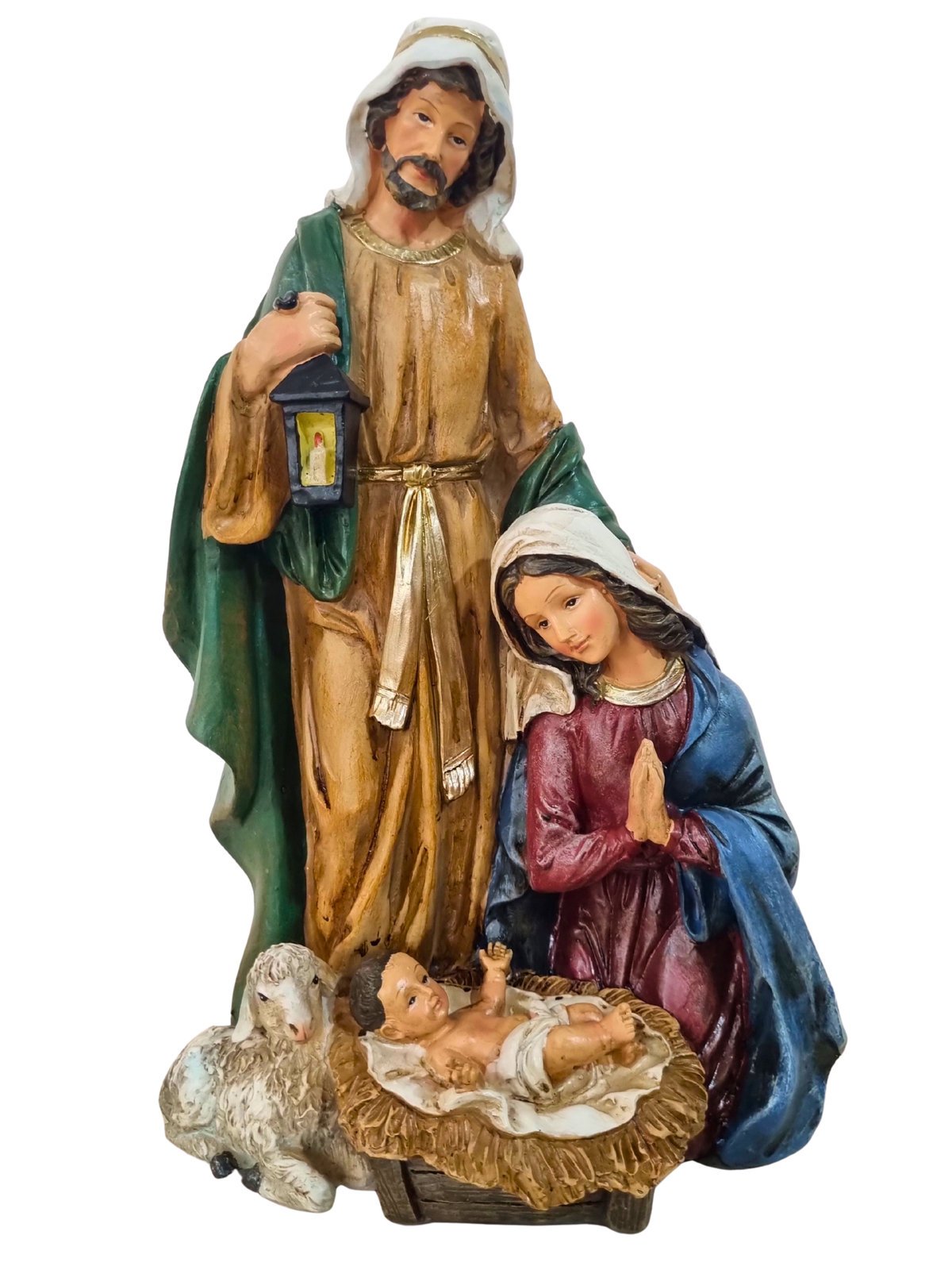 Imagem da Sagrada Família em Resina 31 cm-TerraCotta Arte Sacra