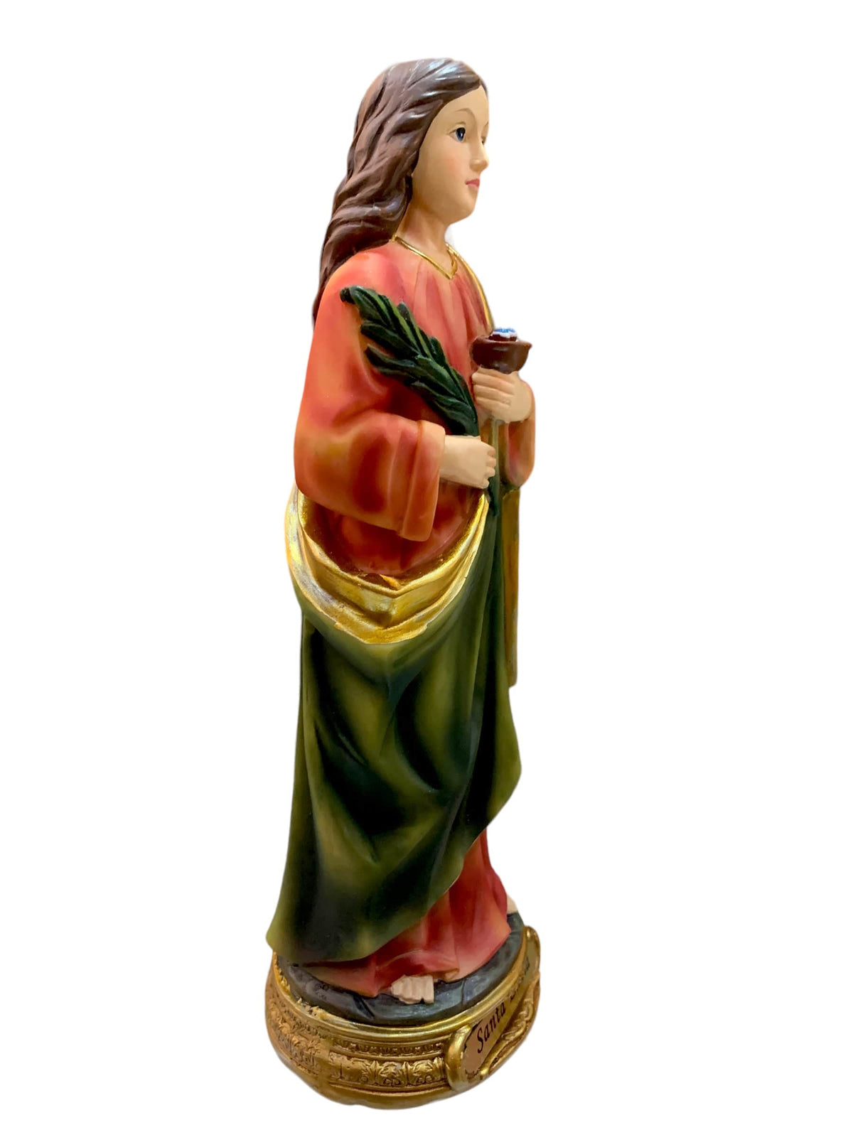 Imagem da Santa Luzia em Resina 20 cm-TerraCotta Arte Sacra
