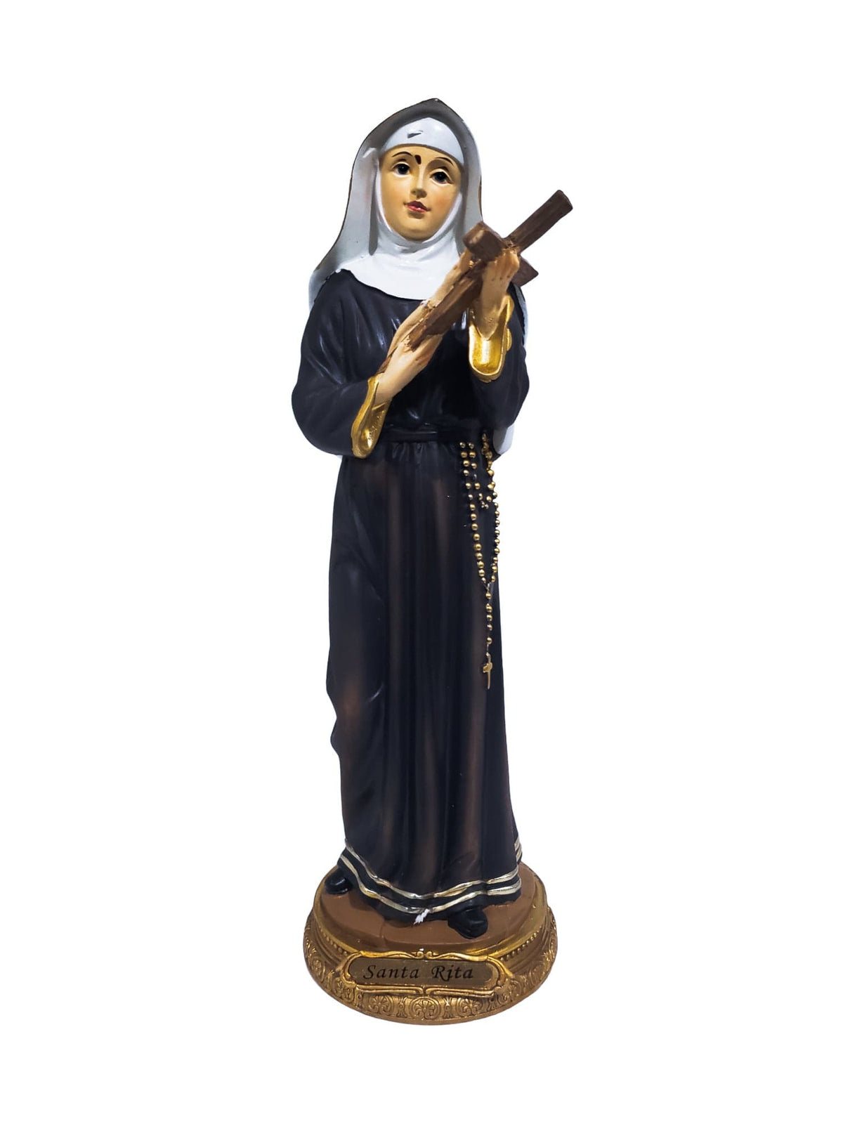 Imagem da Santa Rita em Resina 30 cm-TerraCotta Arte Sacra