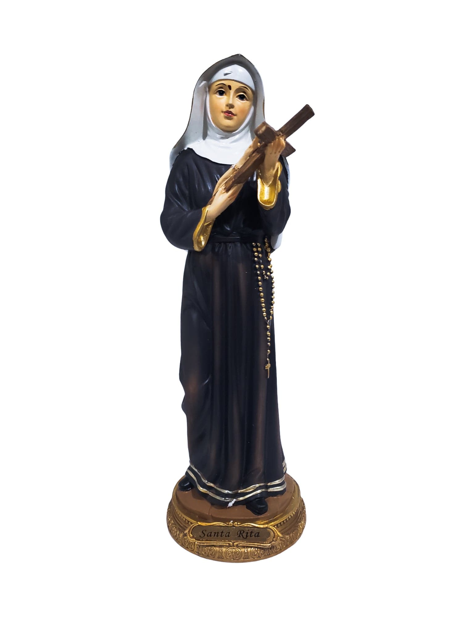 Imagem da Santa Rita em Resina 30 cm-TerraCotta Arte Sacra