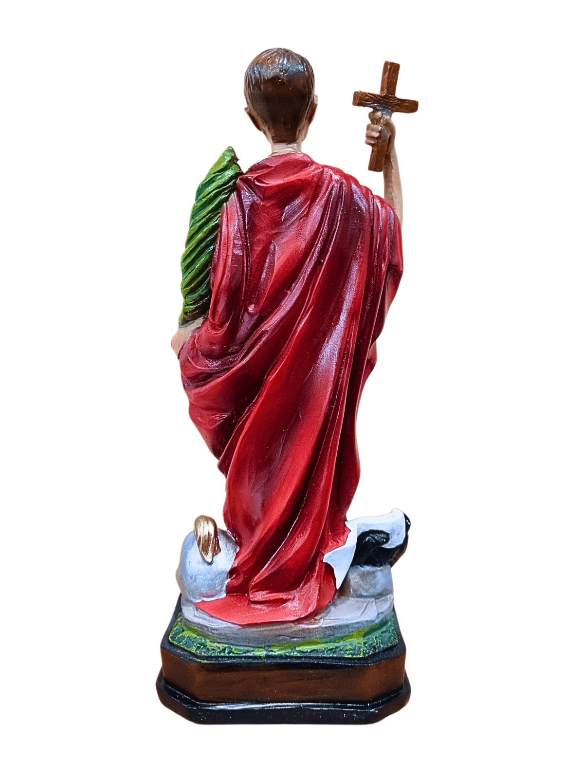 Imagem da Santo Expedito em Pó de Mármore Colorida 20 cm-TerraCotta Arte Sacra