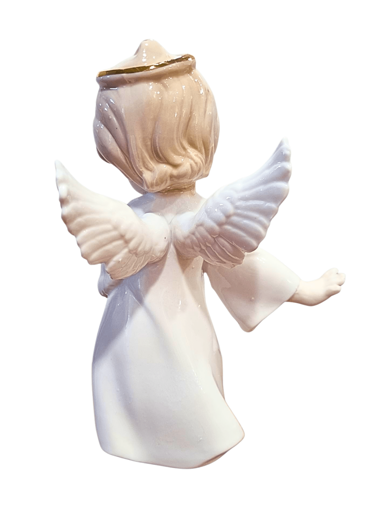 Imagem de Anjo em Porcelana Delicado-TerraCotta Arte Sacra
