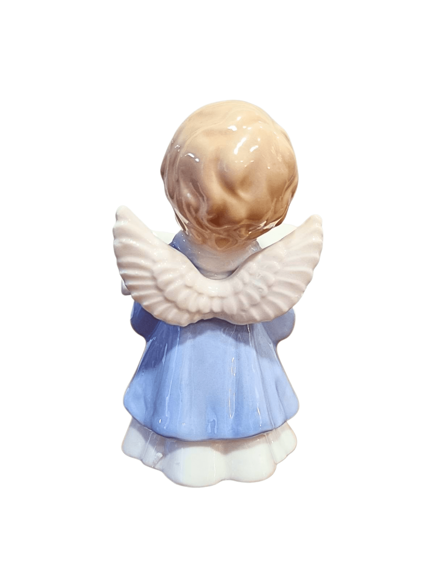 Imagem de Anjo em Porcelana com Livro-TerraCotta Arte Sacra