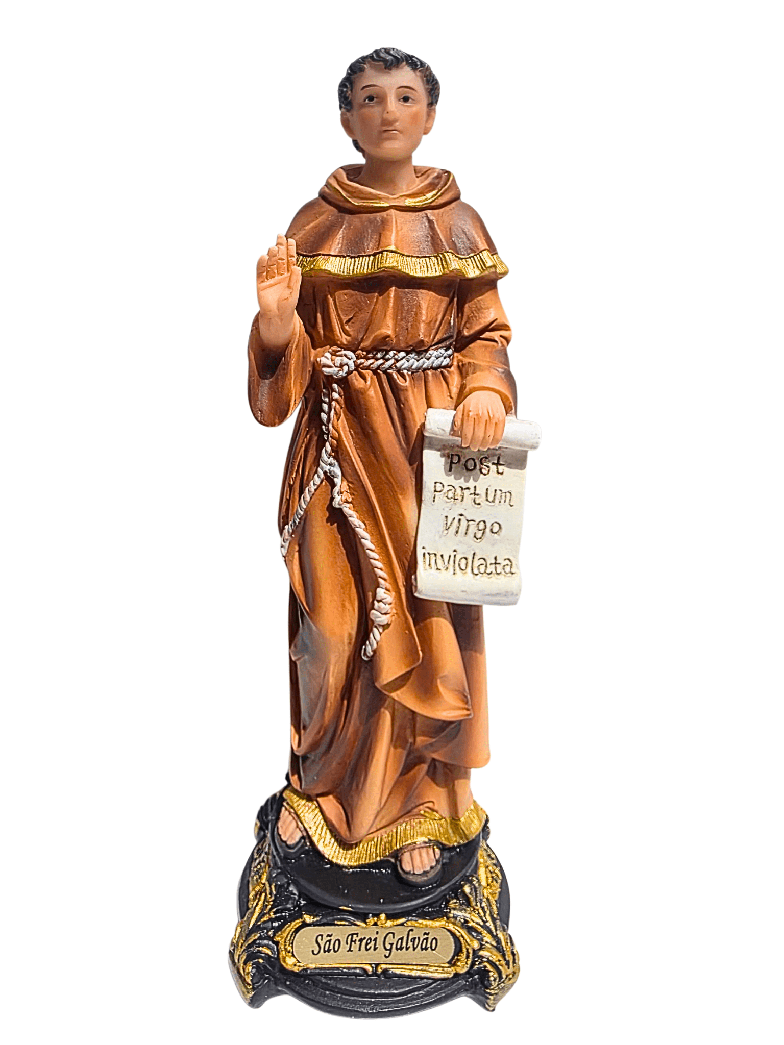Imagem de Frei Galvão em Resina 20 cm-TerraCotta Arte Sacra