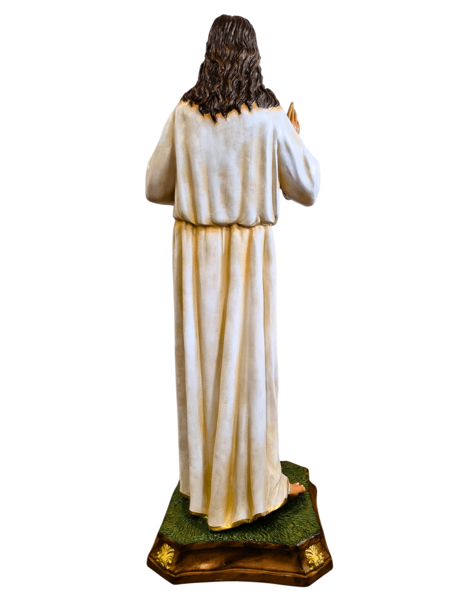 Imagem de Jesus Misericordioso em Fibra de Vidro 130 m-TerraCotta Arte Sacra