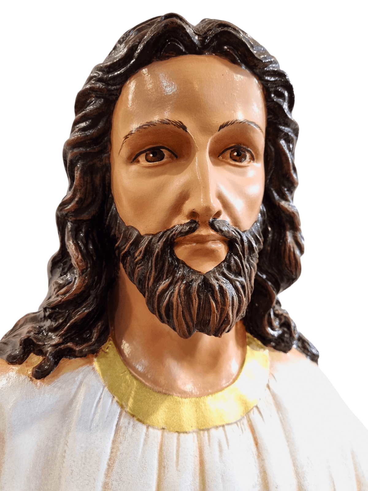 Imagem de Jesus Misericordioso em Fibra de Vidro 130 m-TerraCotta Arte Sacra