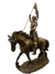 Imagem de Joana Dar'c com Acabamento em Bronze 28 cm-TerraCotta Arte Sacra