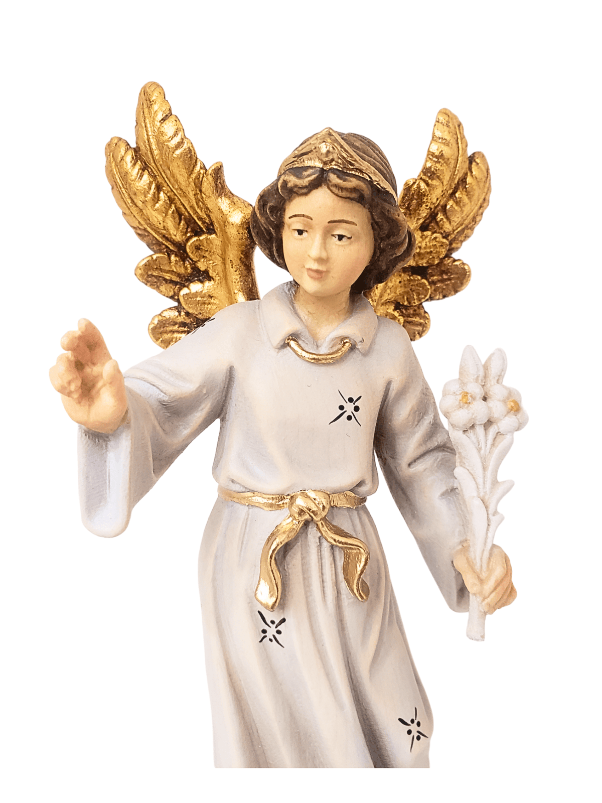 Imagem de Madeira Italiana Arcanjo Gabriel 20cm-TerraCotta Arte Sacra