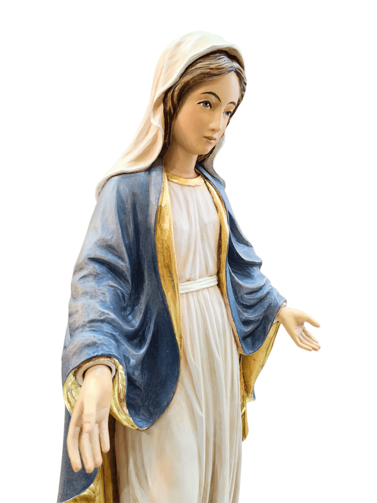 Imagem de Madeira Italiana Colorida Nossa Senhora das Graças 58 cm-TerraCotta Arte Sacra