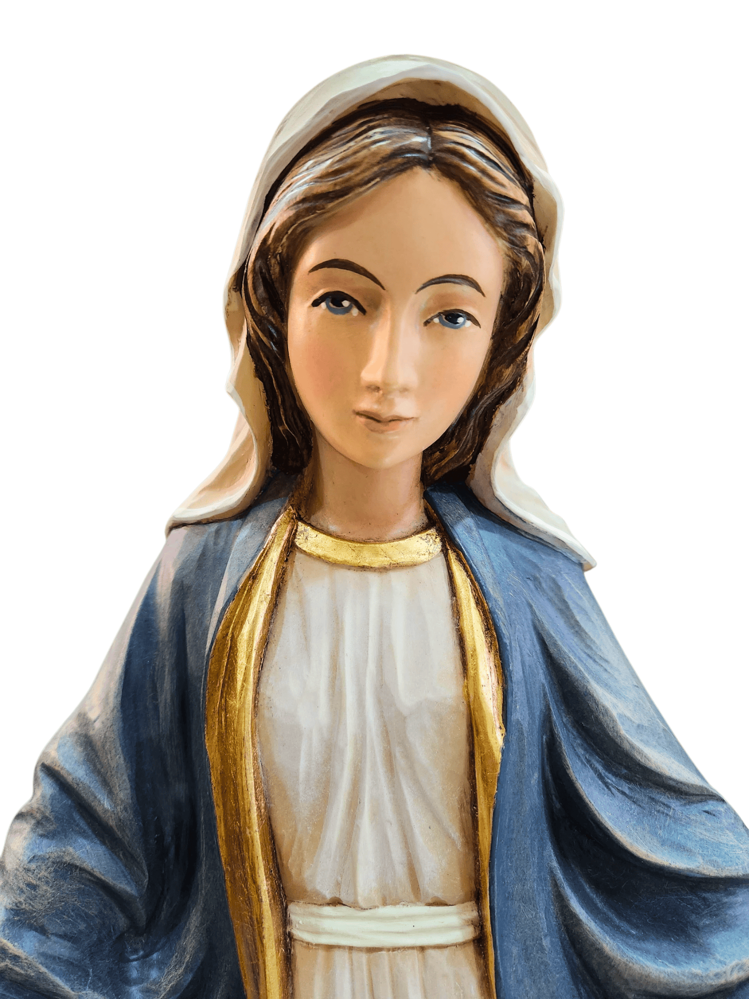 Imagem de Madeira Italiana Colorida Nossa Senhora das Graças 58 cm-TerraCotta Arte Sacra