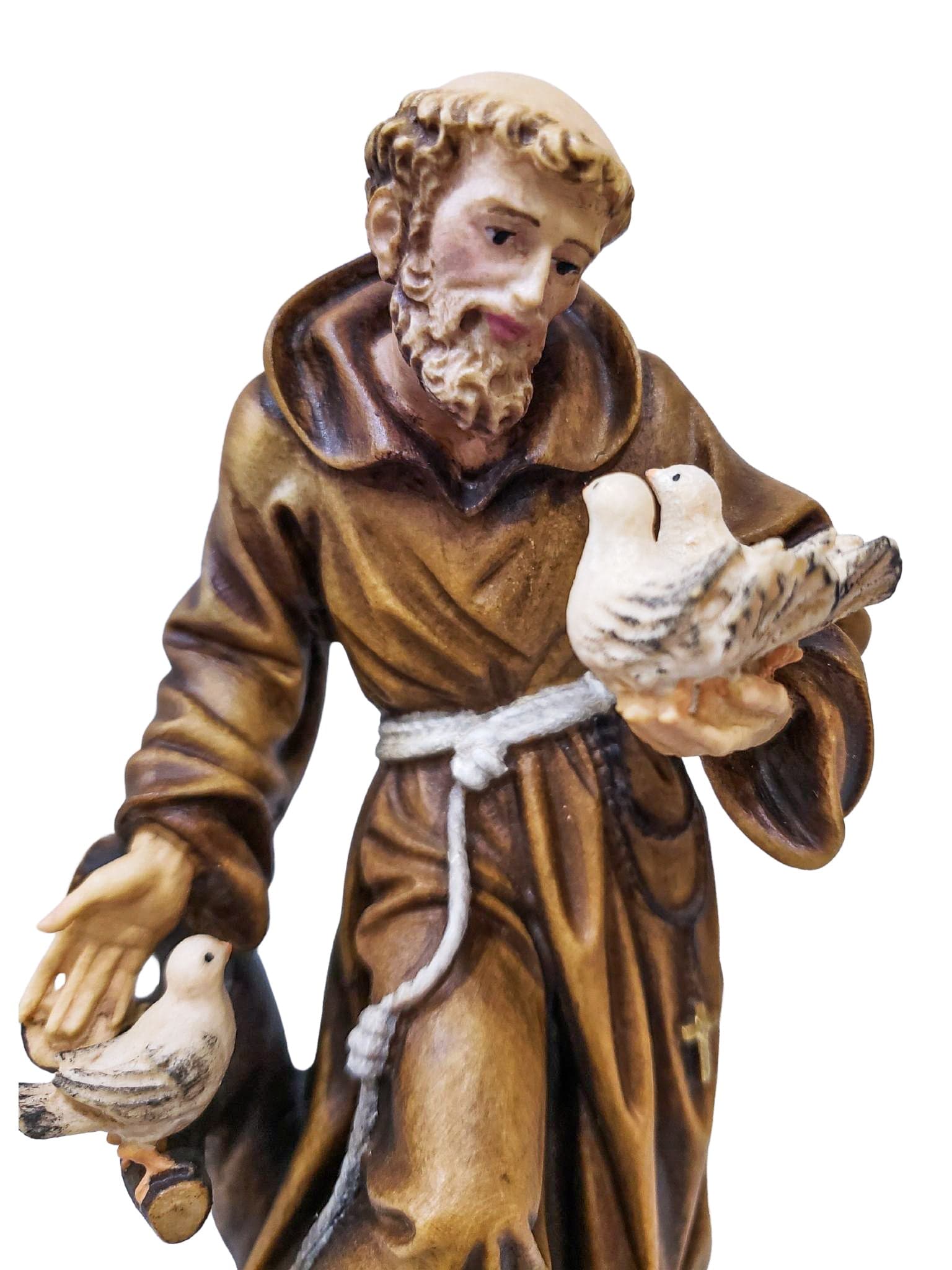 Imagem de Madeira Italiana São Francisco 19 cm-TerraCotta Arte Sacra