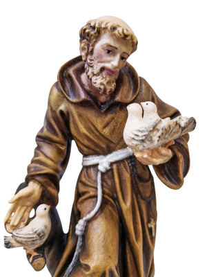 Imagem de Madeira Italiana São Francisco 19 cm-TerraCotta Arte Sacra
