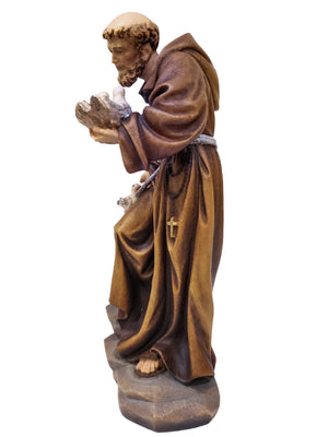 Imagem de Madeira Italiana São Francisco 19 cm-TerraCotta Arte Sacra