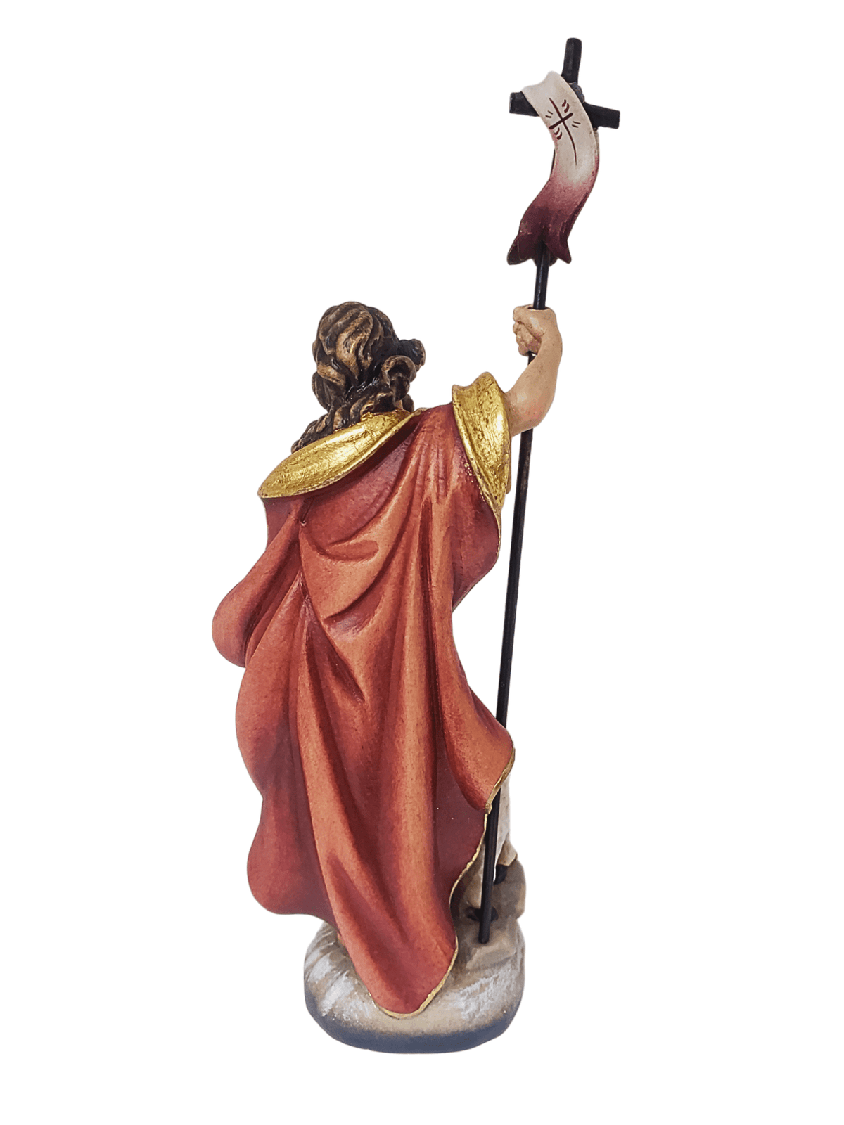 Imagem de Madeira Italiana São João Batista 15 cm-TerraCotta Arte Sacra