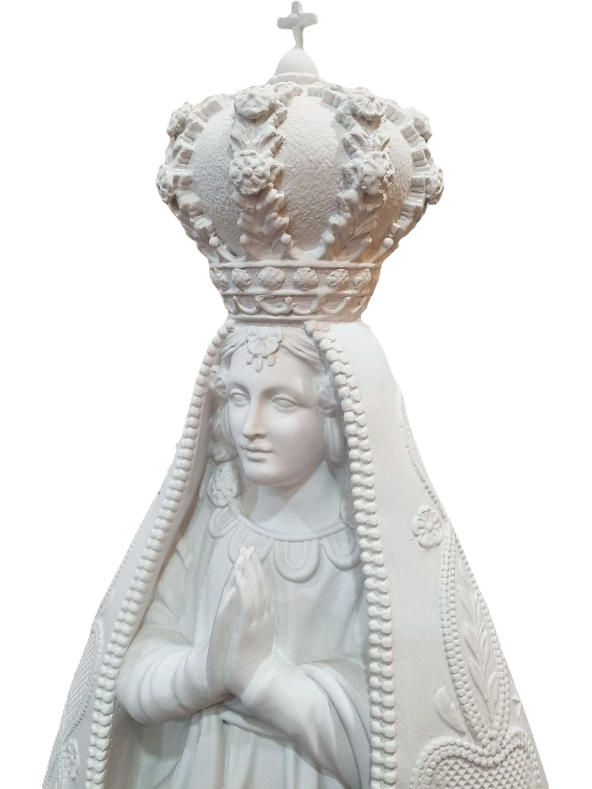 Imagem de Nossa Senhora Aparecida em Pó de Mármore 90 cm-TerraCotta Arte Sacra