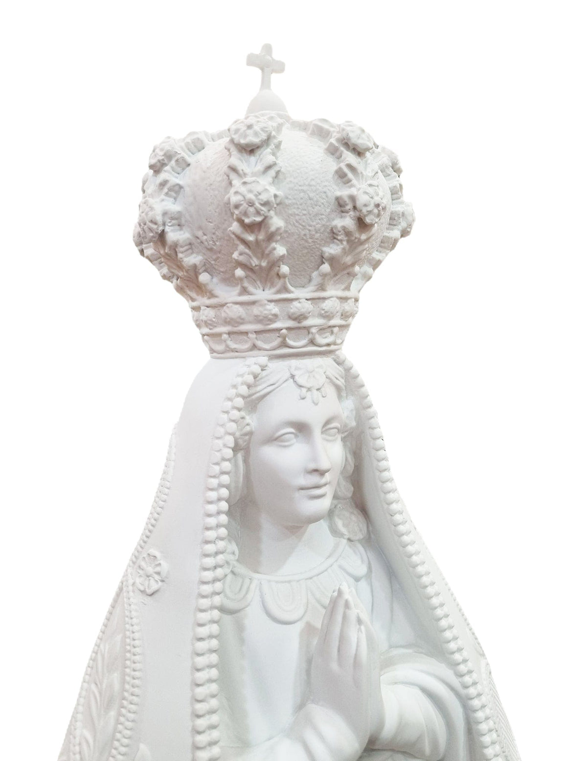 Imagem de Nossa Senhora Aparecida em Pó de Mármore 90 cm-TerraCotta Arte Sacra