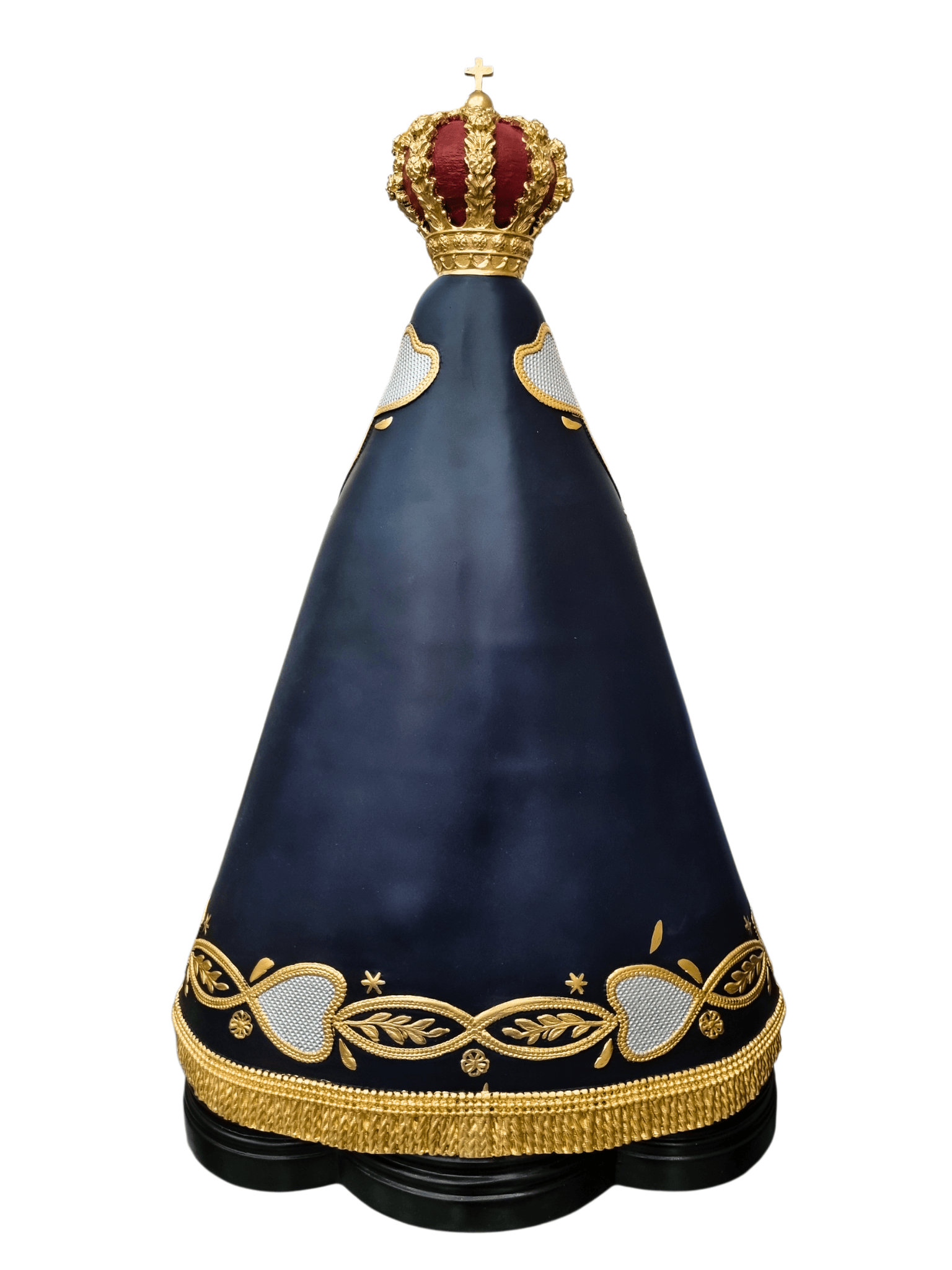 Imagem de Nossa Senhora Aparecida em Pó de Mármore Colorida 70 cm-TerraCotta Arte Sacra