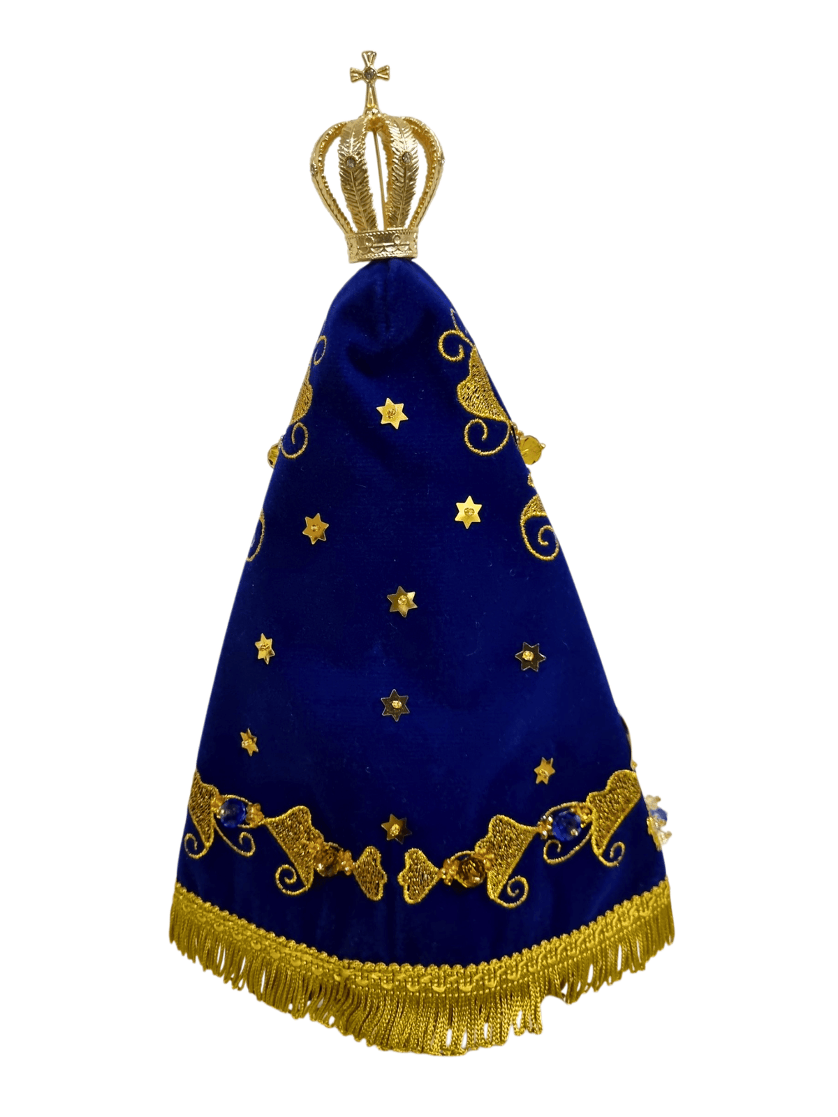 Imagem de Nossa Senhora Aparecida em Pó de Mármore Manto Oficial 30 cm-TerraCotta Arte Sacra