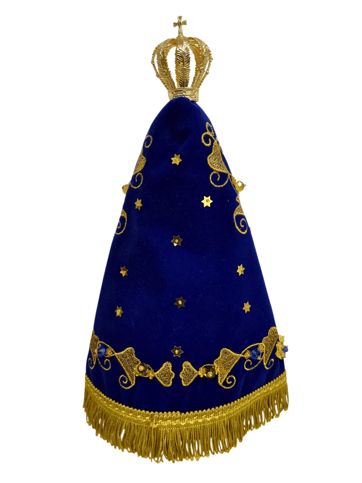 Imagem de Nossa Senhora Aparecida em Pó de Mármore Manto Oficial 35 cm-TerraCotta Arte Sacra