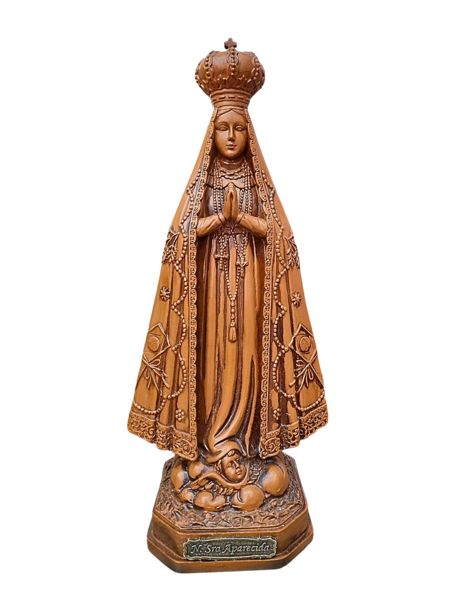 Imagem de Nossa Senhora Aparecida em Resina 30 cm-TerraCotta Arte Sacra