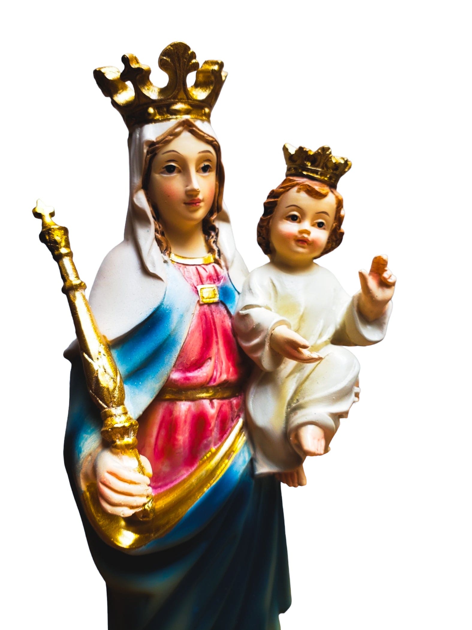 Imagem de Nossa Senhora Auxiliadora em Resina 20 cm-TerraCotta Arte Sacra