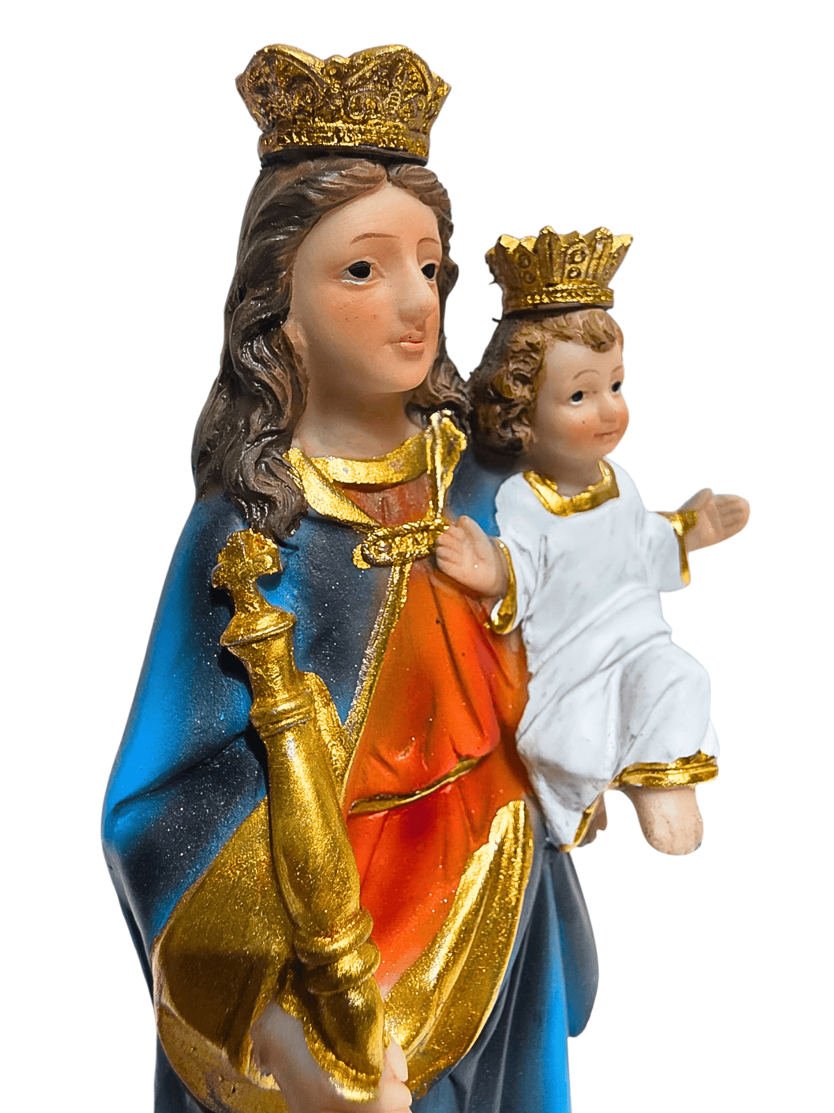 Imagem de Nossa Senhora Auxiliadora em Resina 20 cm-TerraCotta Arte Sacra