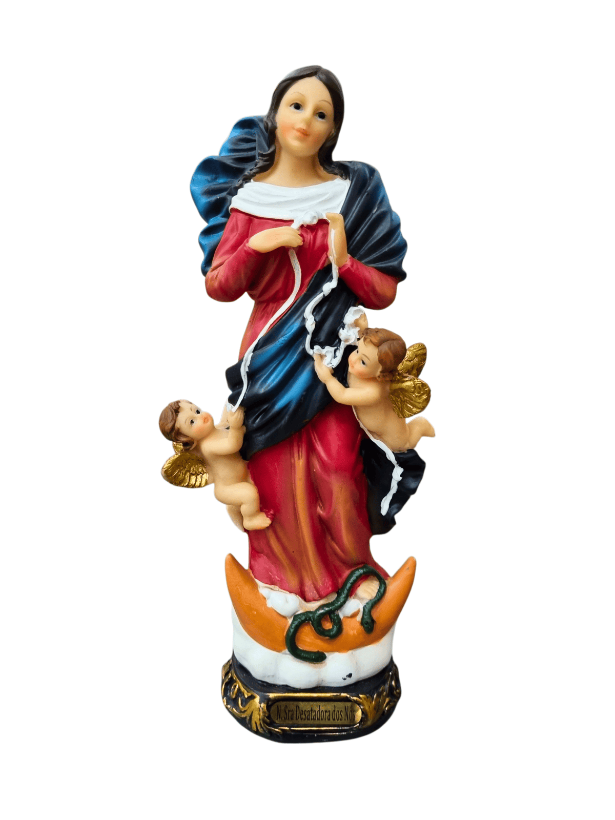 Imagem de Nossa Senhora Desatadora dos Nós em Resina 22 cm-TerraCotta Arte Sacra