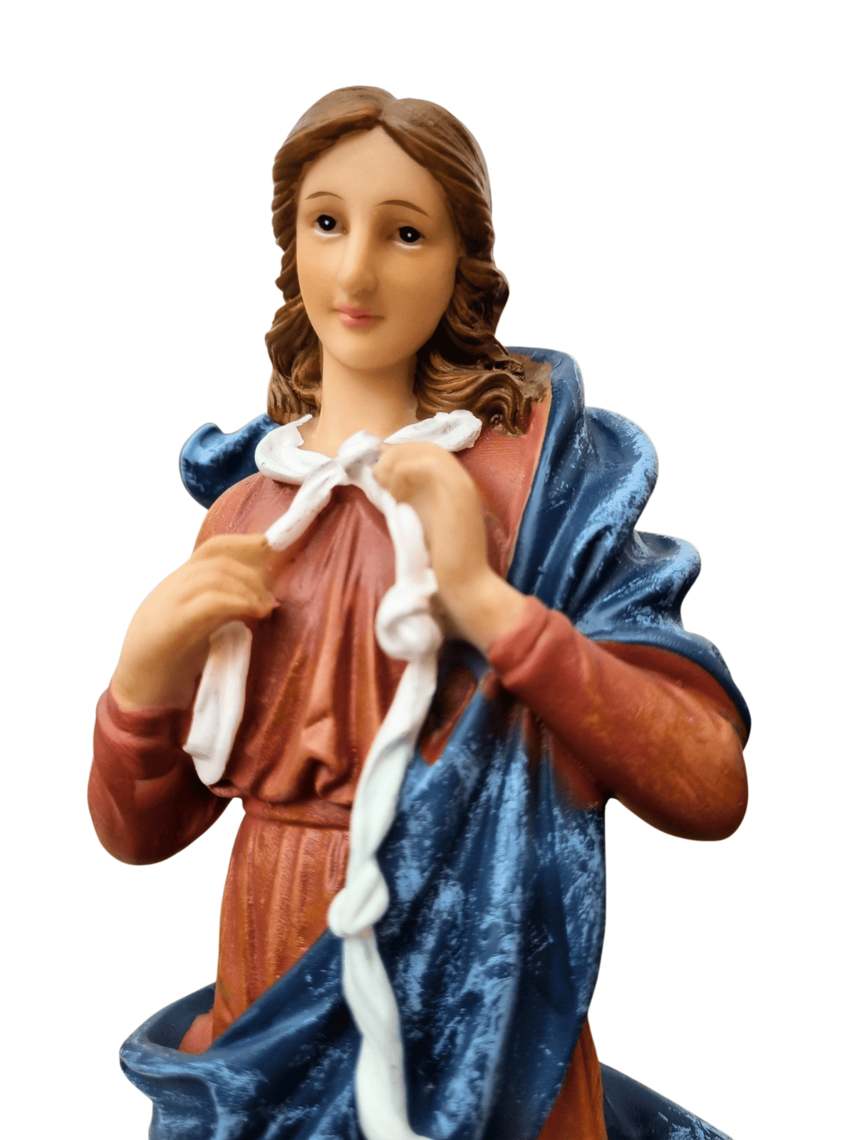 Imagem de Nossa Senhora Desatadora dos Nós em Resina 30 cm-TerraCotta Arte Sacra