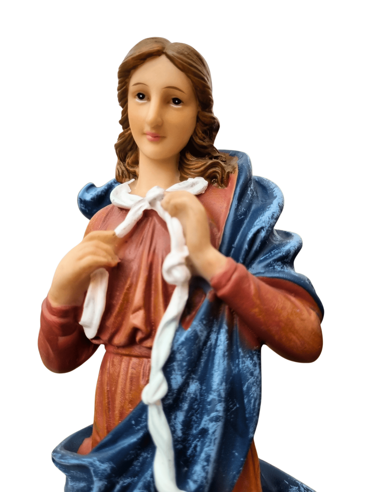 Imagem de Nossa Senhora Desatadora dos Nós em Resina 30 cm-TerraCotta Arte Sacra