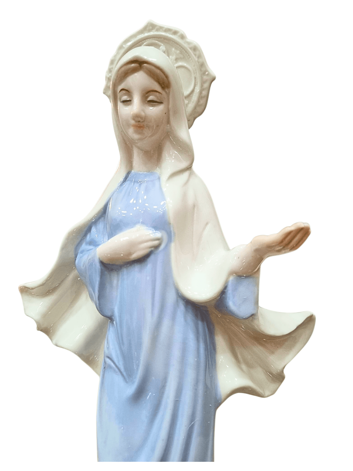 Imagem de Nossa Senhora Rainha da Paz em Porcelana 32 cm-TerraCotta Arte Sacra