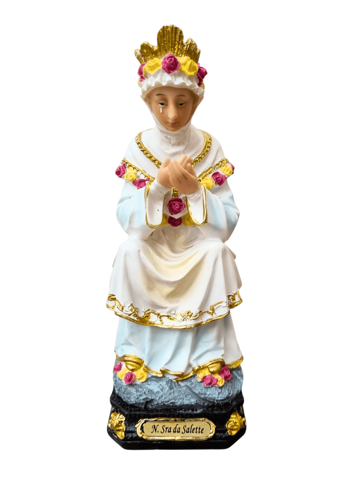Imagem de Nossa Senhora Salete em Resina 20 cm-TerraCotta Arte Sacra