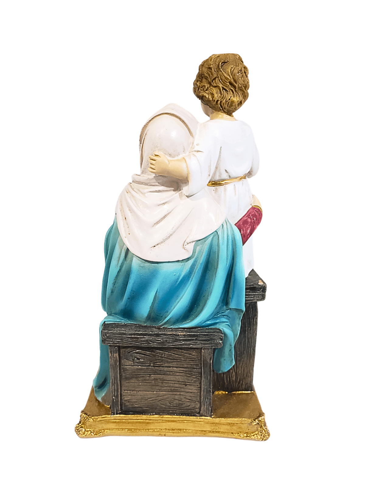 Imagem de Nossa Senhora com Jesus em Resina 20 cm-TerraCotta Arte Sacra