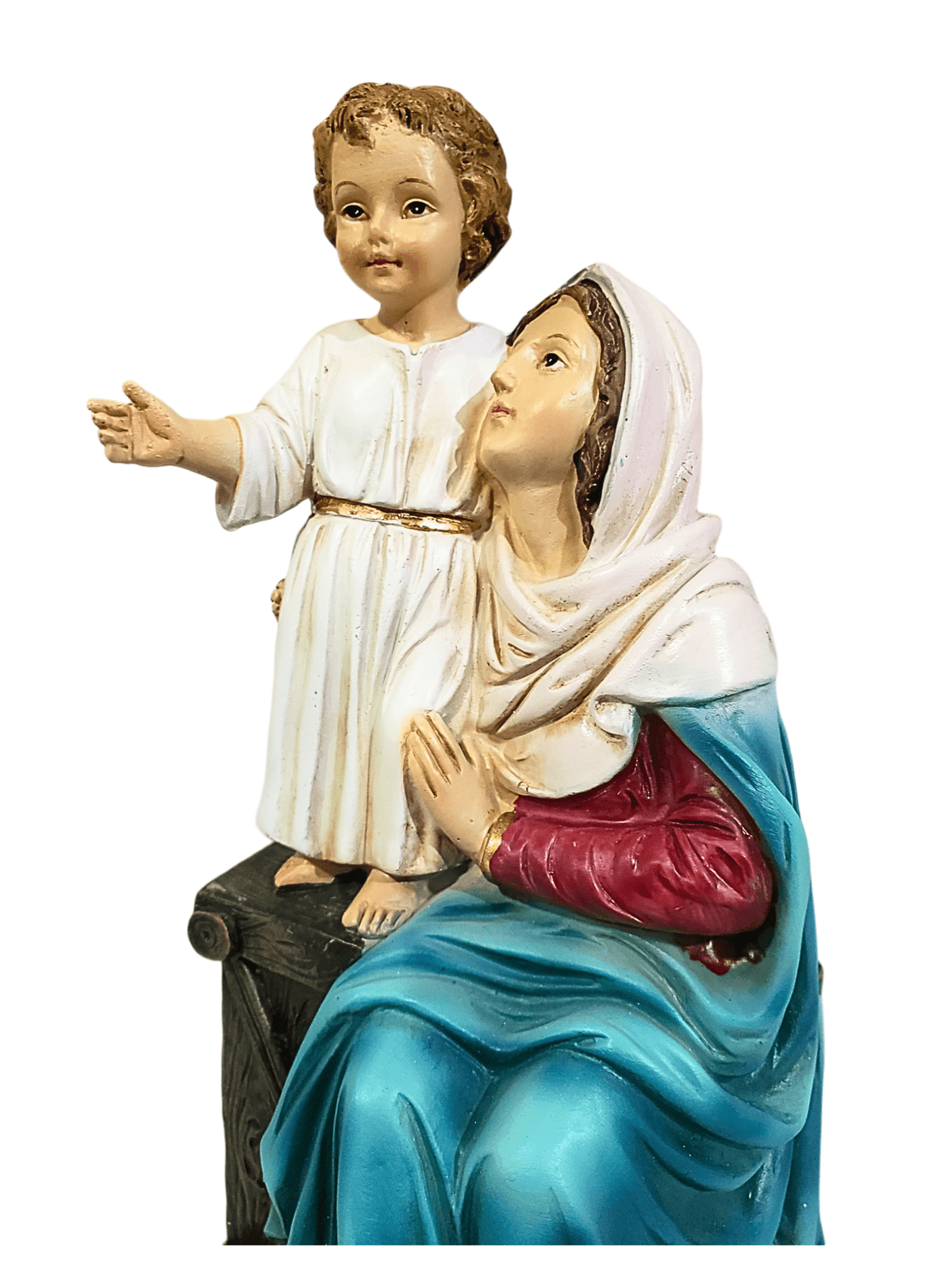 Imagem de Nossa Senhora com Jesus em Resina 20 cm-TerraCotta Arte Sacra