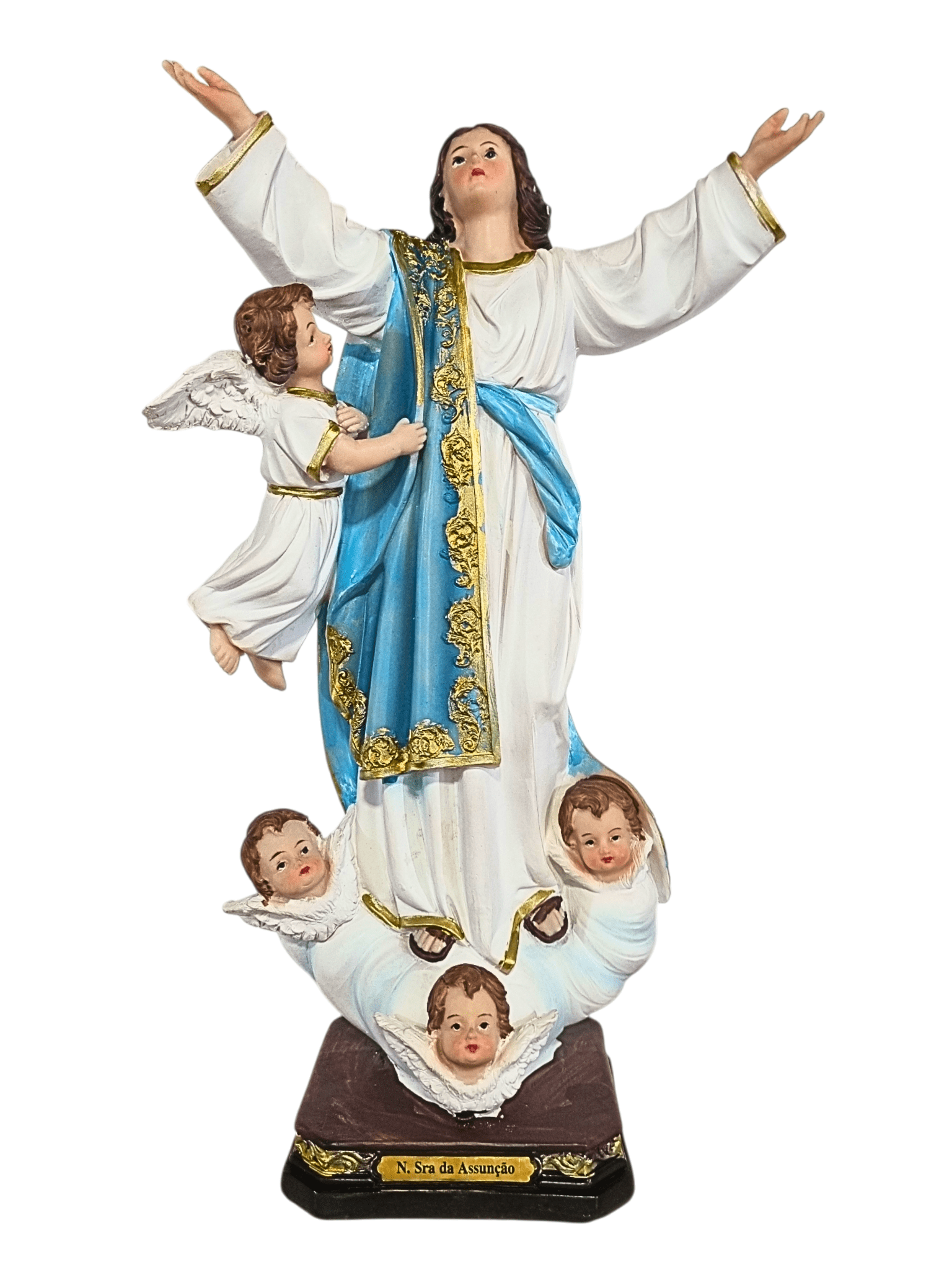 Imagem de Nossa Senhora da Assunção em Resina 30 cm-TerraCotta Arte Sacra