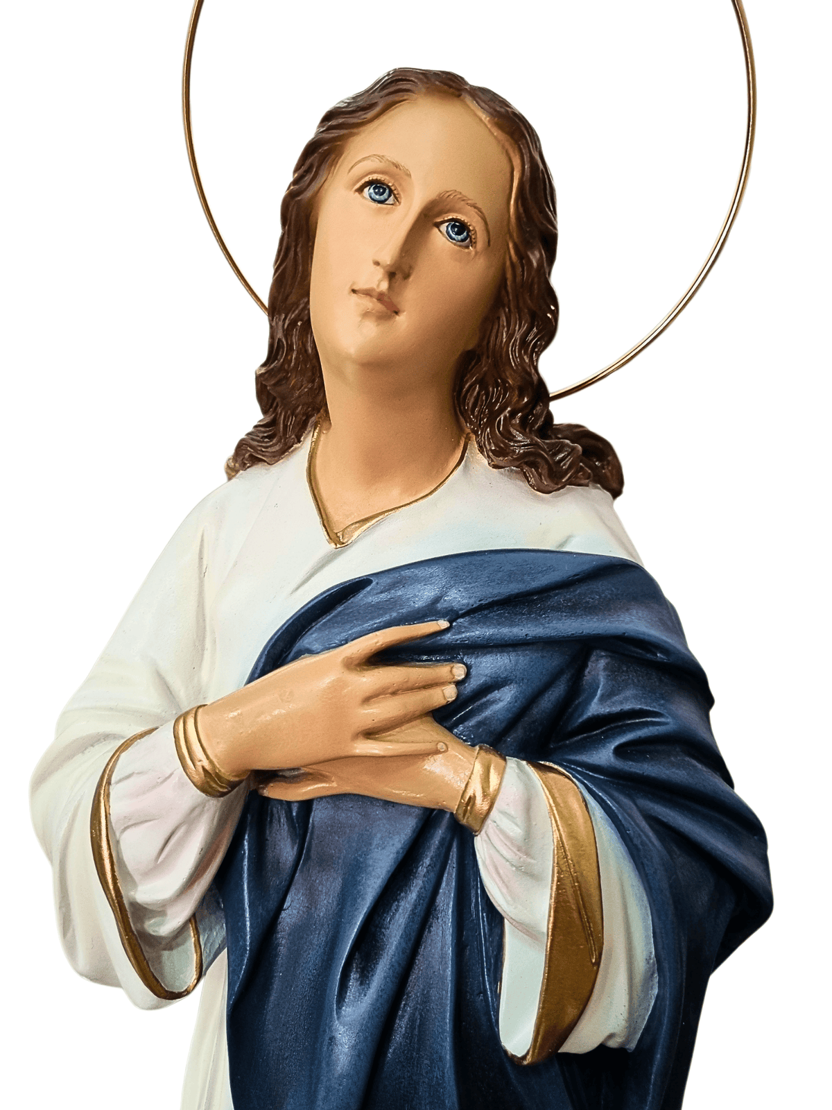 Imagem de Nossa Senhora da Conceição em Pó de Mármore 60 cm-TerraCotta Arte Sacra