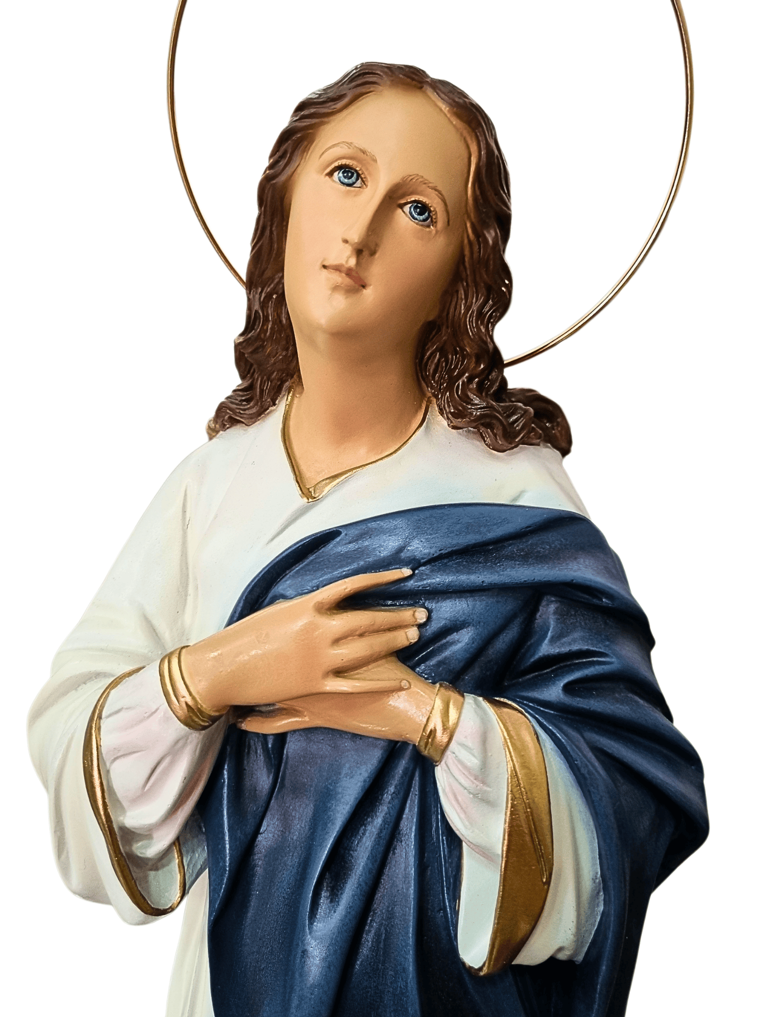 Imagem de Nossa Senhora da Conceição em Pó de Mármore 60 cm-TerraCotta Arte Sacra