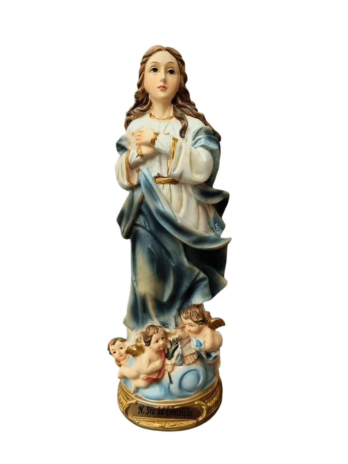 Imagem de Nossa Senhora da Conceição em Resina 20 cm-TerraCotta Arte Sacra